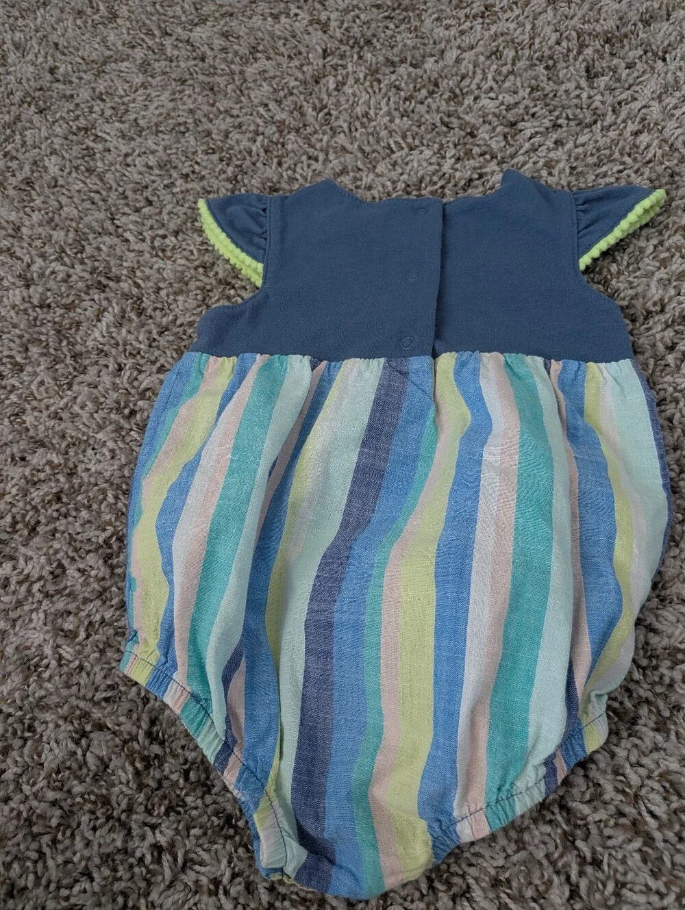 Cat & Jack Baby Romper 3-6M Multicolor Striped